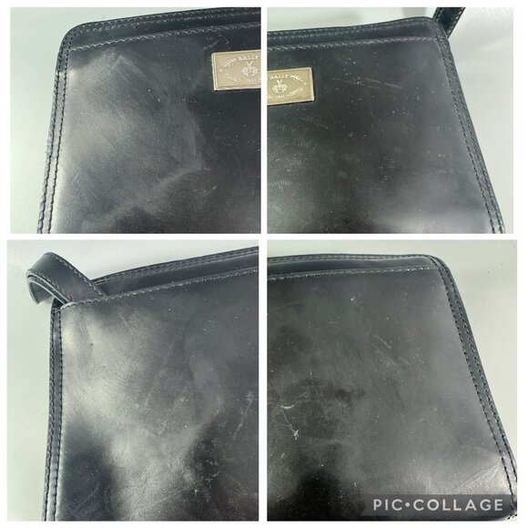 Authentic Bally Black Leather Zip-Around Organizer/Wallet Men's Wristlet - Picture 11 of 13